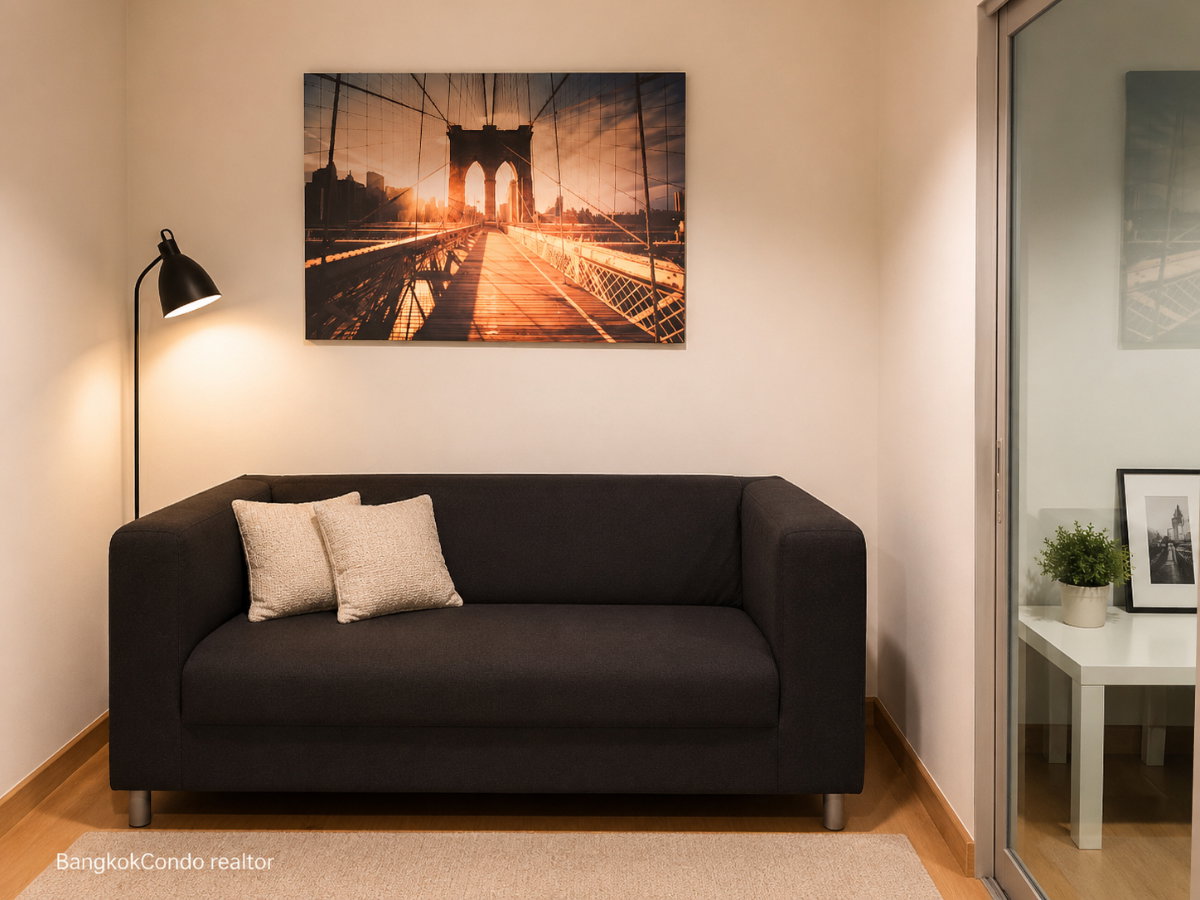 1-Bedroom Condo for Rent at Aspire Rama 4 (28 sqm) — Phra Khanong BTS