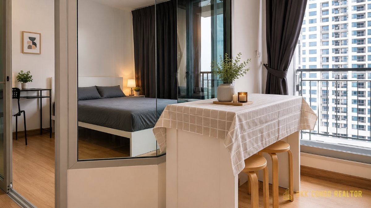 1-Bedroom Condo for Rent at Aspire Rama 4 (28 sqm) — Phra Khanong BTS