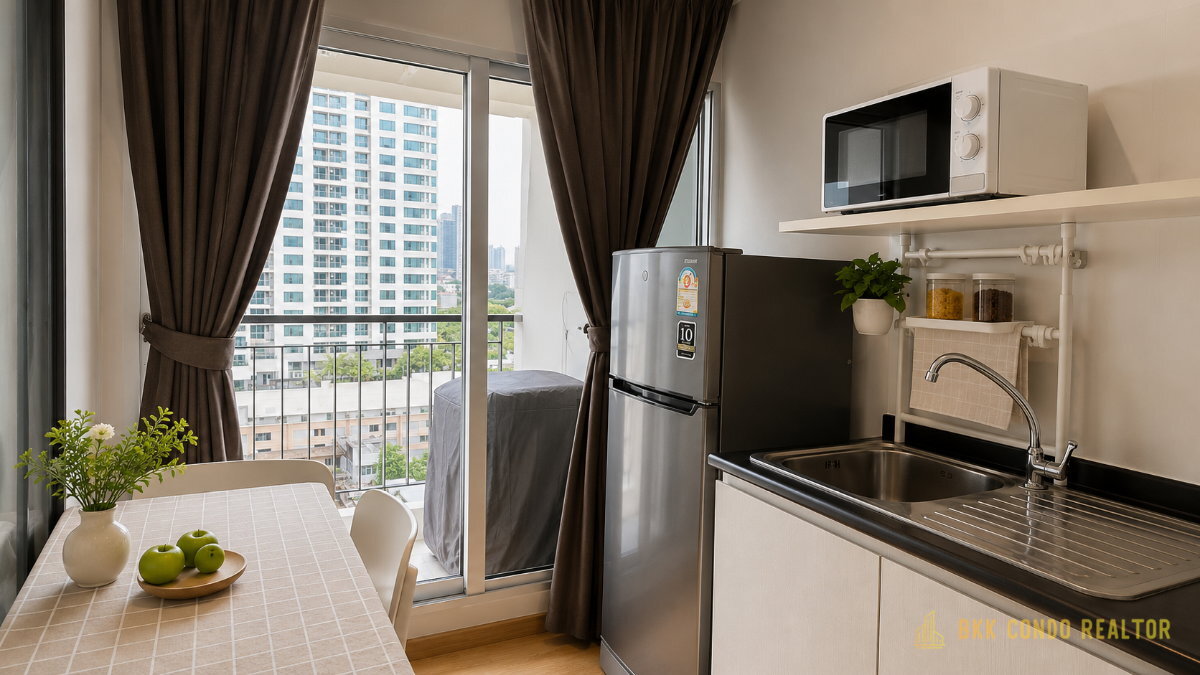1-Bedroom Condo for Rent at Aspire Rama 4 (28 sqm) — Phra Khanong BTS
