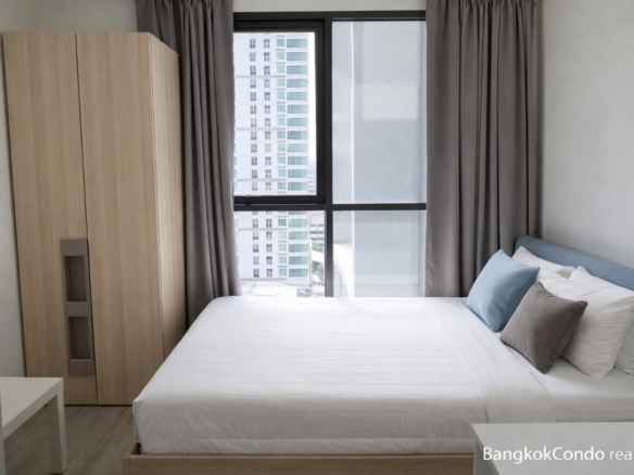 Studio Condo for Rent at IDEO Mobi Phayathai (22 sqm) — Phaya Thai BTS