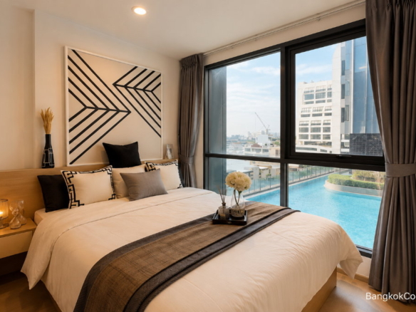 1-Bedroom Condo for Rent at IDEO Q Chula – Samyan (28 sqm) — Sam Yan MRT