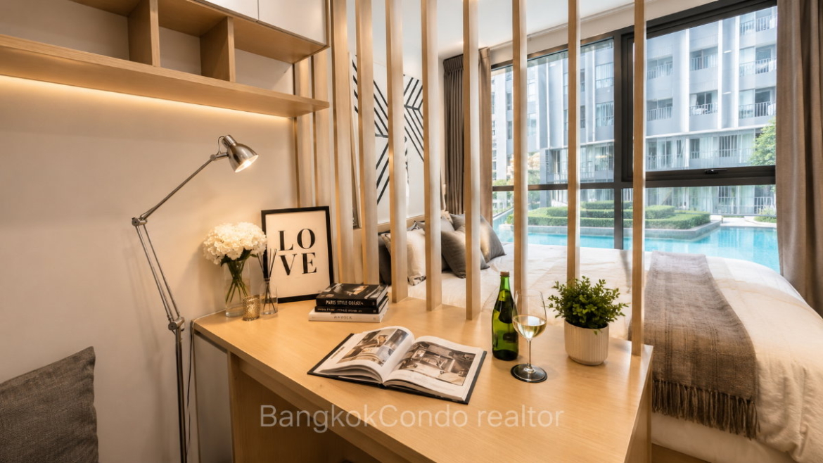 1-Bedroom Condo for Rent at IDEO Q Chula – Samyan (28 sqm) — Sam Yan MRT