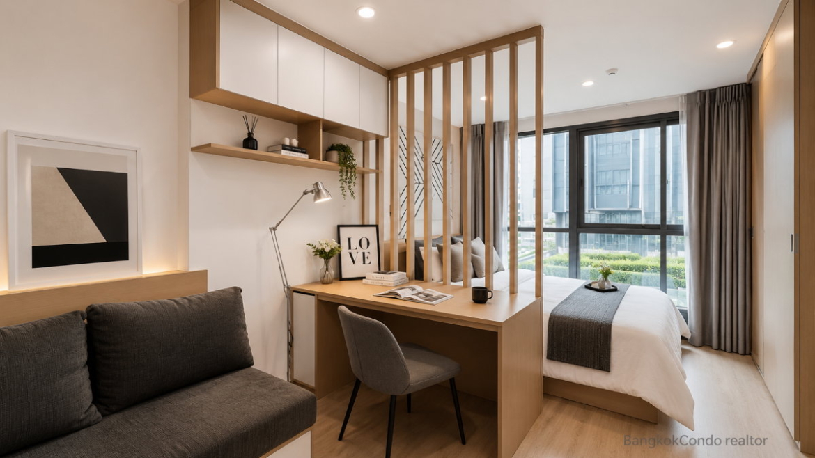 1-Bedroom Condo for Rent at IDEO Q Chula – Samyan (28 sqm) — Sam Yan MRT