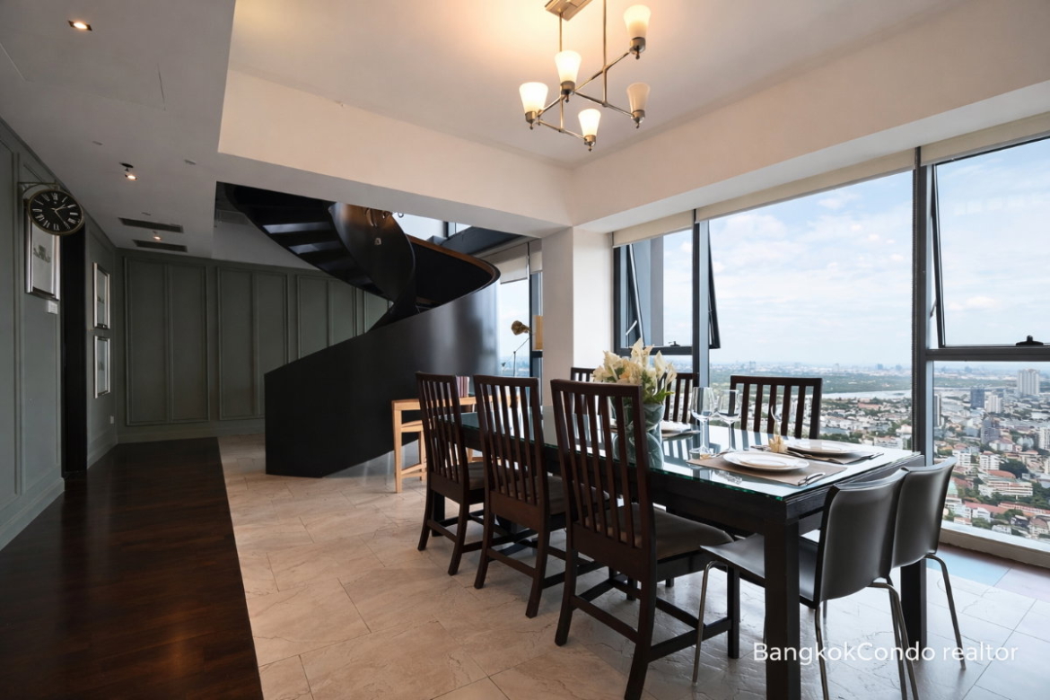 Duplex 4-Bedroom Condo for Rent at The Met Sathorn (366 sqm) — Chong Nonsi BTS