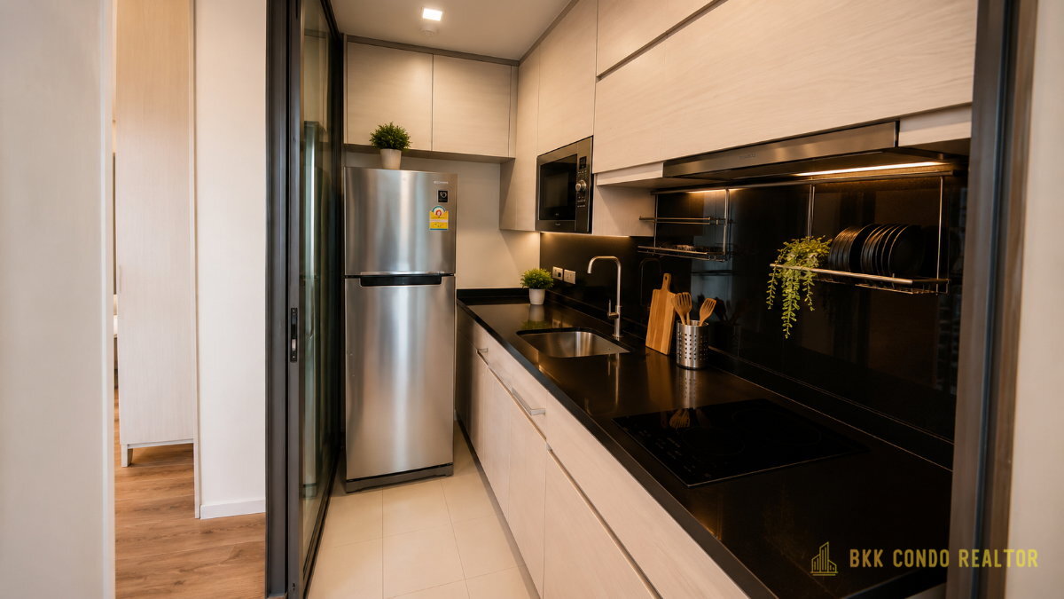 1-Bedroom Condo for Rent at The Room Sukhumvit 40 (44 sqm) — Ekkamai BTS