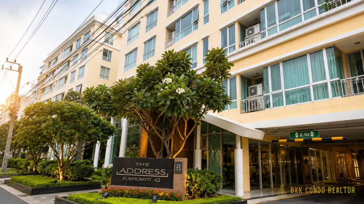 1-Bedroom Condo for Rent at The Address Sukhumvit 42 (46 sqm) — Ekkamai BTS