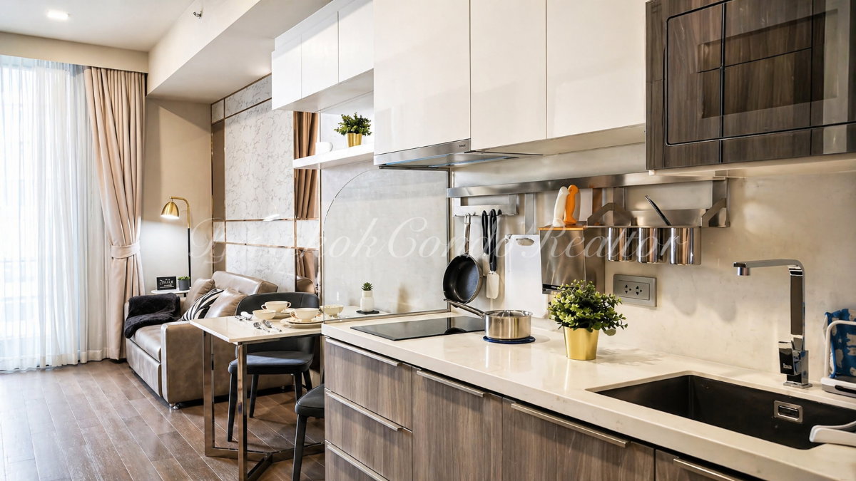 1-Bedroom Condo for Rent at CELES Asoke (50 sqm) — Asoke BTS