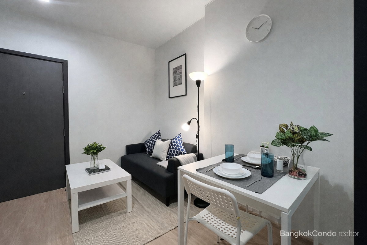 1-Bedroom Condo for Rent at Ideo New Rama 9 (32 sqm) — Rama 9 MRT