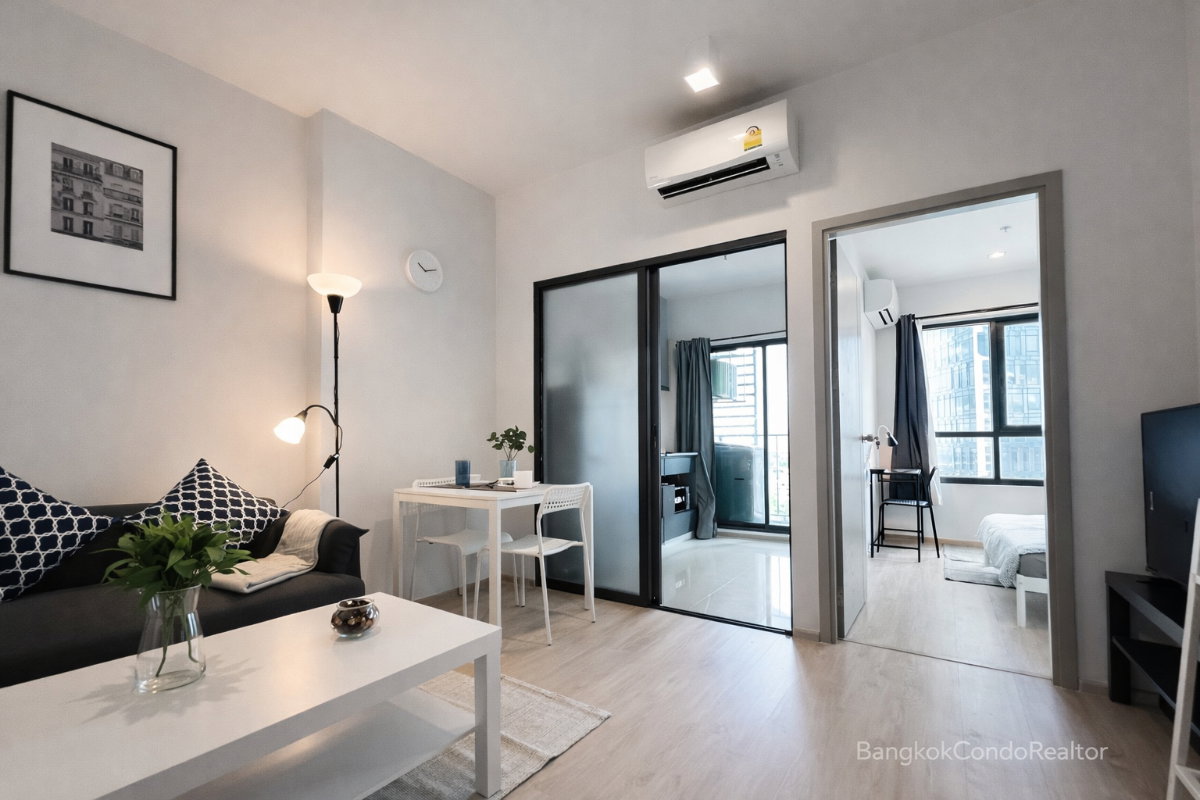 1-Bedroom Condo for Rent at Ideo New Rama 9 (32 sqm) — Rama 9 MRT