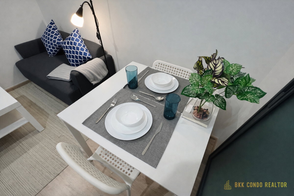 1-Bedroom Condo for Rent at Ideo New Rama 9 (32 sqm) — Rama 9 MRT
