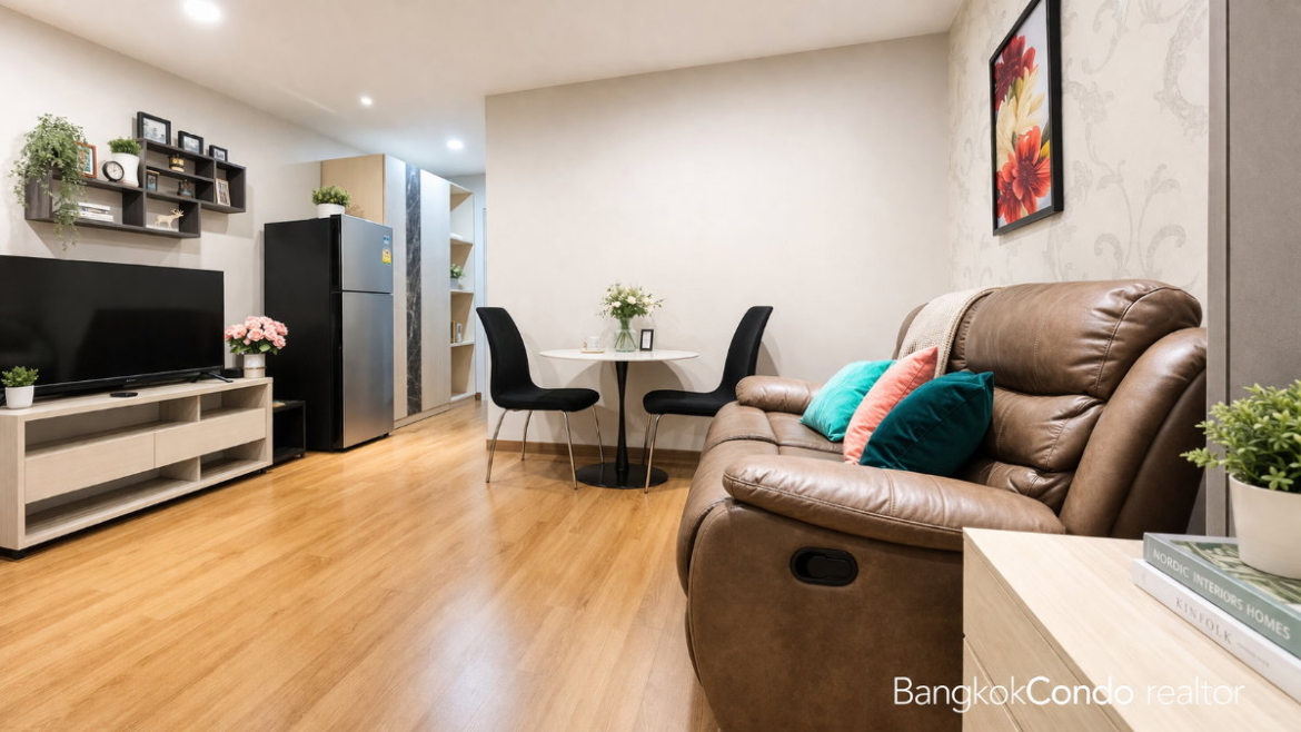 1-Bedroom Condo for Rent at Regent Home Sukhumvit 81 (28 sqm) — On Nut BTS