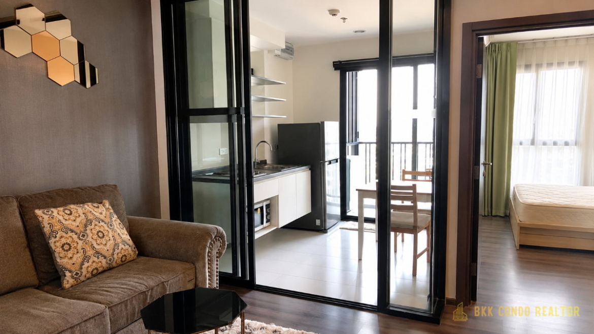 1-Bedroom Condo for Rent at The Base Park West Sukhumvit 77 (30 sqm) — On Nut BTS