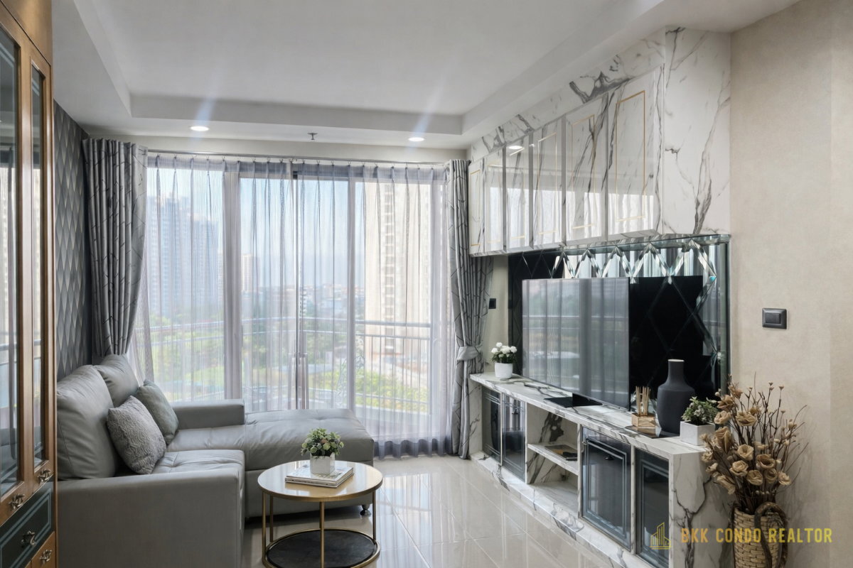 2-Bedroom Condo for Rent at Supalai Wellington (88 sqm) — Rama 9 MRT