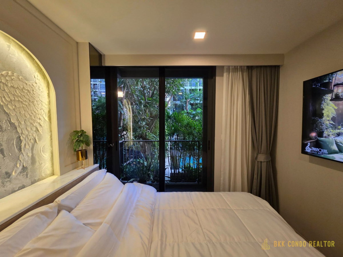 Pool Access 1-Bedroom Condo for Rent at Chambers On Nut Station (37 sqm) — On Nut BTS
