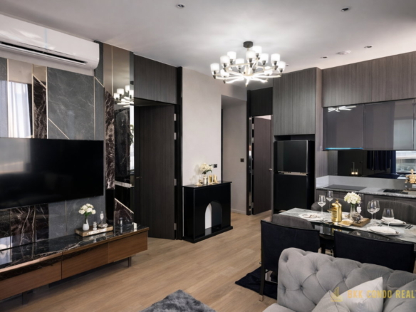 2-Bedroom Condo for Rent at The FINE Bangkok Thonglor – Ekamai (56 sqm) — Ekkamai BTS