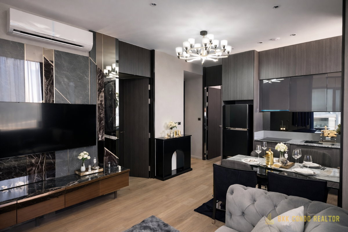 2-Bedroom Condo for Rent at The FINE Bangkok Thonglor – Ekamai (56 sqm) — Ekkamai BTS