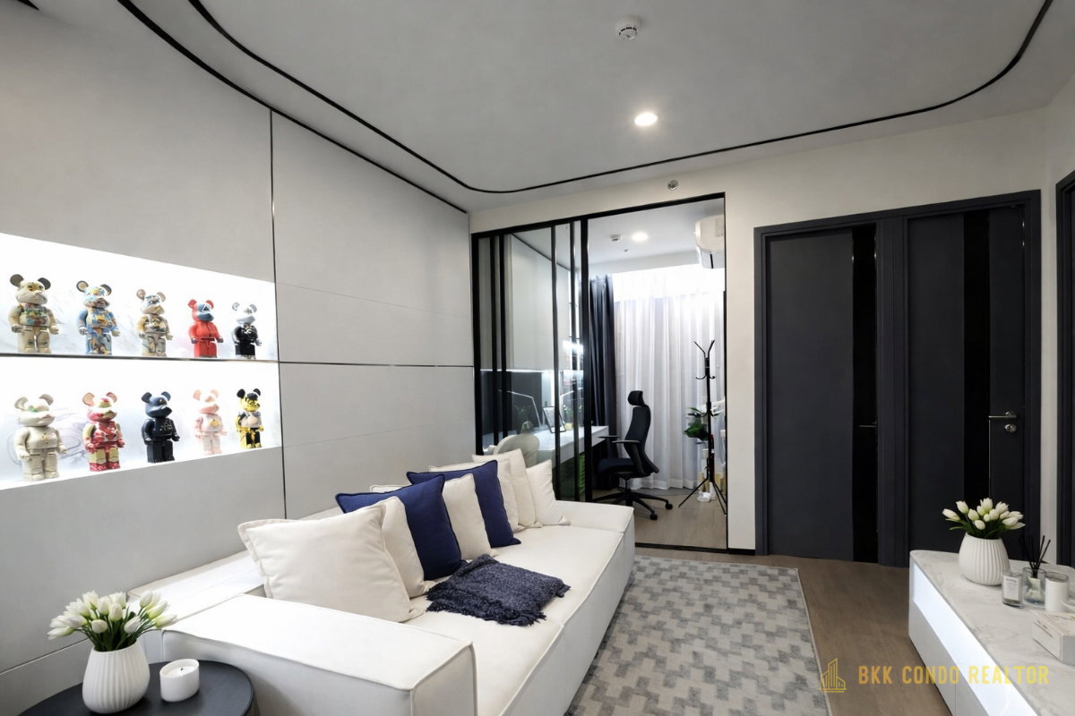 1-Bedroom Condo for Rent at Park Origin Phayathai (35 sqm) — Phaya Thai BTS