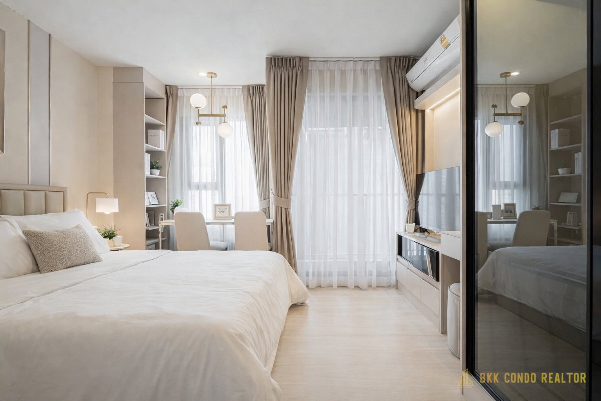 a08187-01 Studio Condo for Rent at Life One Wireless (25 sqm) — Ploenchit BTS