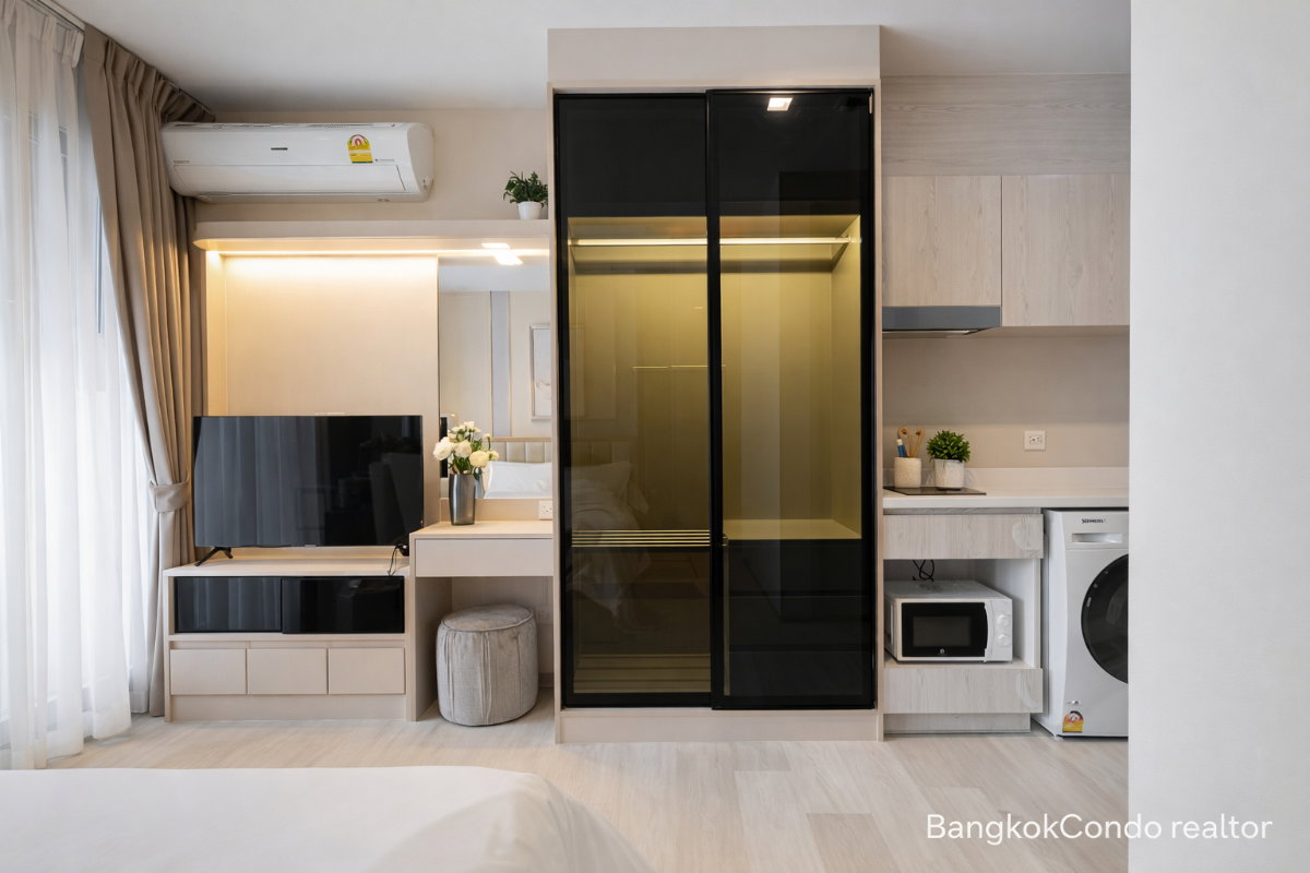 a08187-03 Studio Condo for Rent at Life One Wireless (25 sqm) — Ploenchit BTS