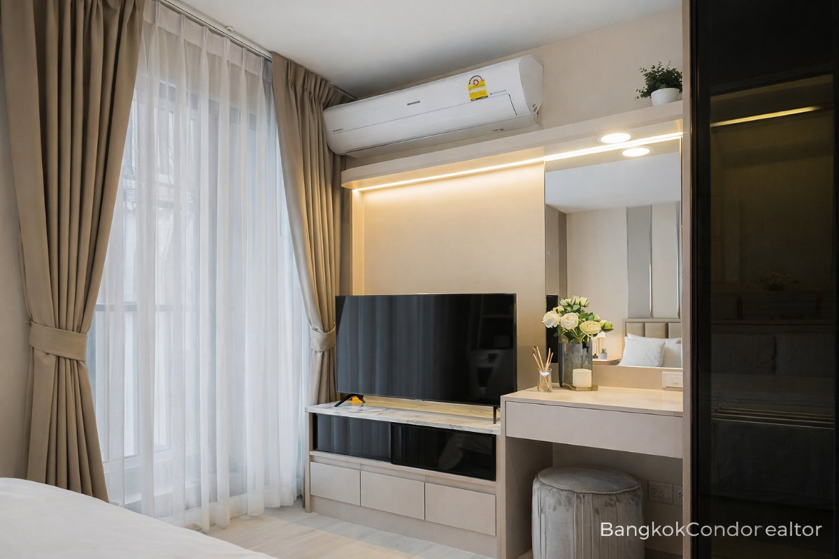 a08187-06 Studio Condo for Rent at Life One Wireless (25 sqm) — Ploenchit BTS