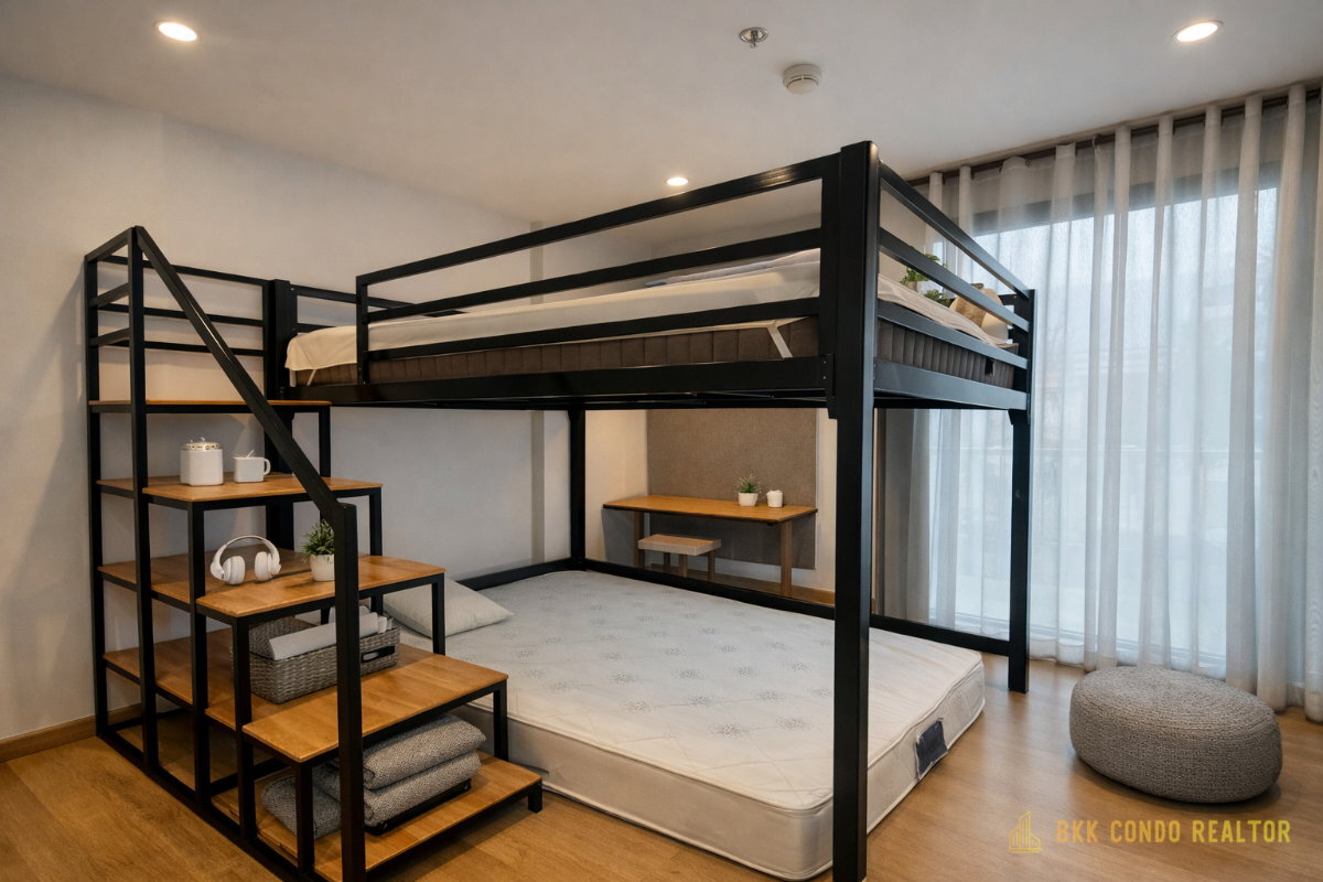 1-Bedroom Condo for Rent at Maru Ekkamai 2 (30 sqm) — Ekkamai BTS