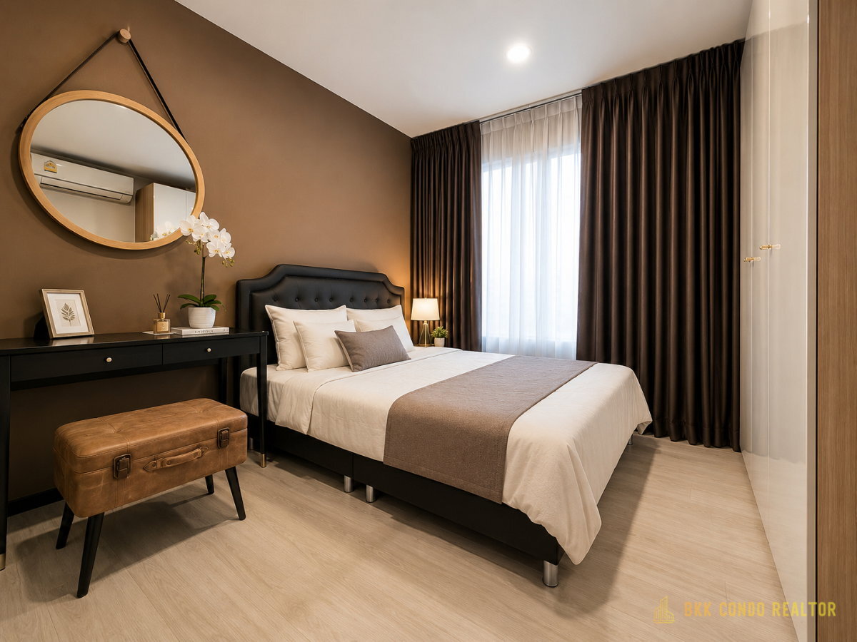 1-Bedroom Condo for Rent at Life Asoke (30 sqm) — Asoke MRT / Phetchaburi MRT