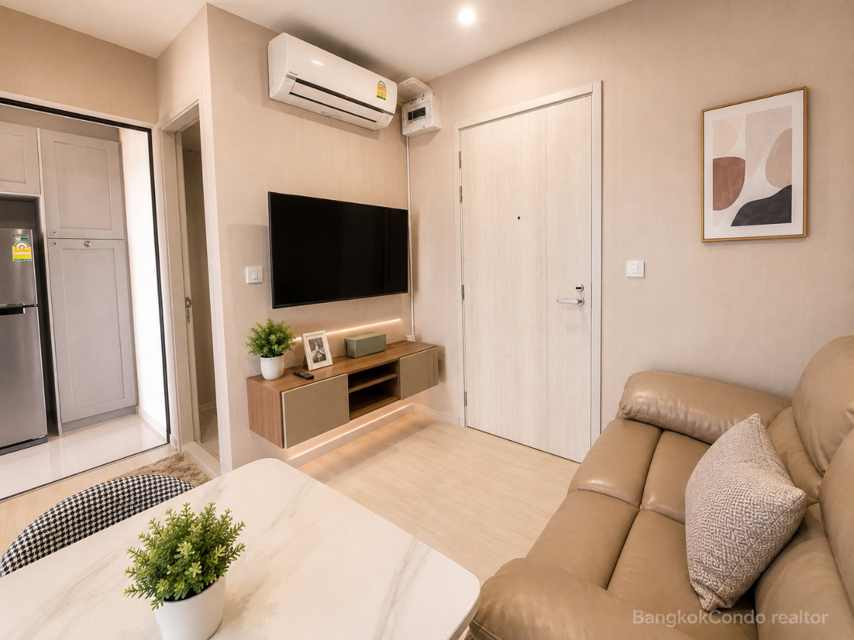 1-Bedroom Condo for Rent at Life Asoke (30 sqm) — Asoke MRT / Phetchaburi MRT