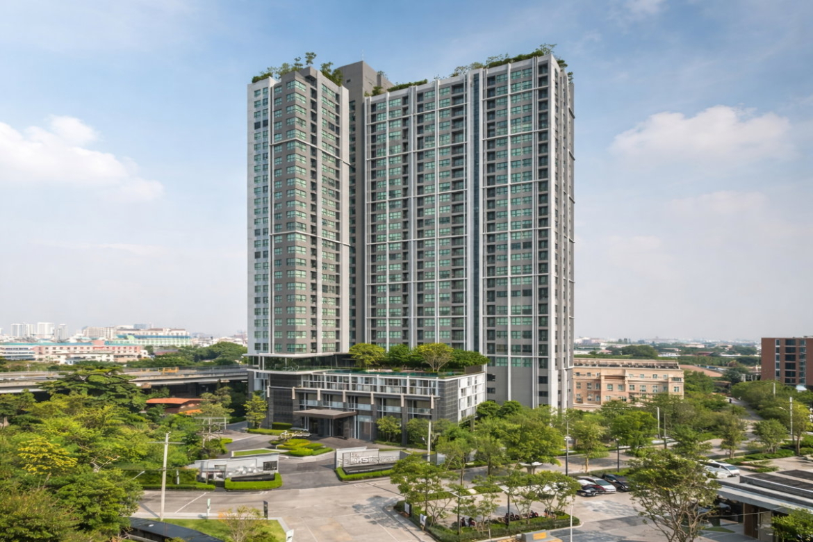 1-Bedroom Condo for Rent at The Base Park East Sukhumvit 77 (31 sqm) — On Nut BTS