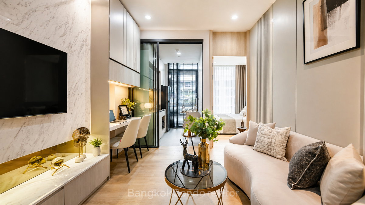 1-Bedroom Condo for Rent at The FINE Bangkok Thonglor – Ekamai (36 sqm) — Thonglor BTS