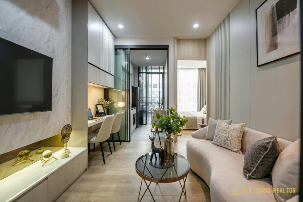 1-Bedroom Condo for Rent at The FINE Bangkok Thonglor – Ekamai (36 sqm) — Thonglor BTS