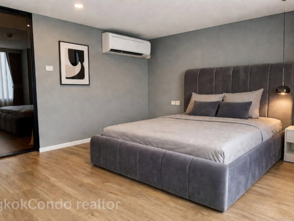 Duplex 2-Bedroom Condo for Rent at Siamese Rama 9 (54 sqm) — Rama 9 MRT