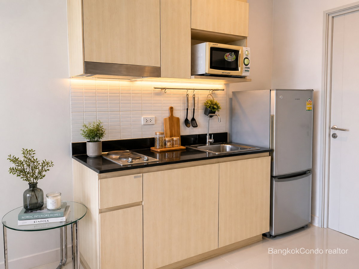 1-Bedroom Condo for Rent at IDEO Verve Sukhumvit (31 sqm) — On Nut BTS
