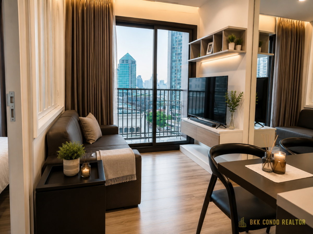 1-Bedroom Condo for Rent at WYNE Sukhumvit (29 sqm) — Phra Khanong BTS