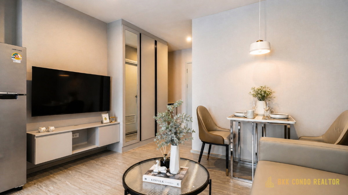 1-Bedroom Condo for Rent at Regent Home Bangna (28 sqm) — Bangna BTS