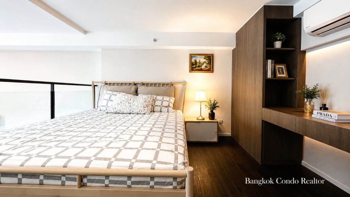 Duplex 1-Bedroom Condo for Rent at Siamese Sukhumvit 48 (43 sqm) — On Nut BTS