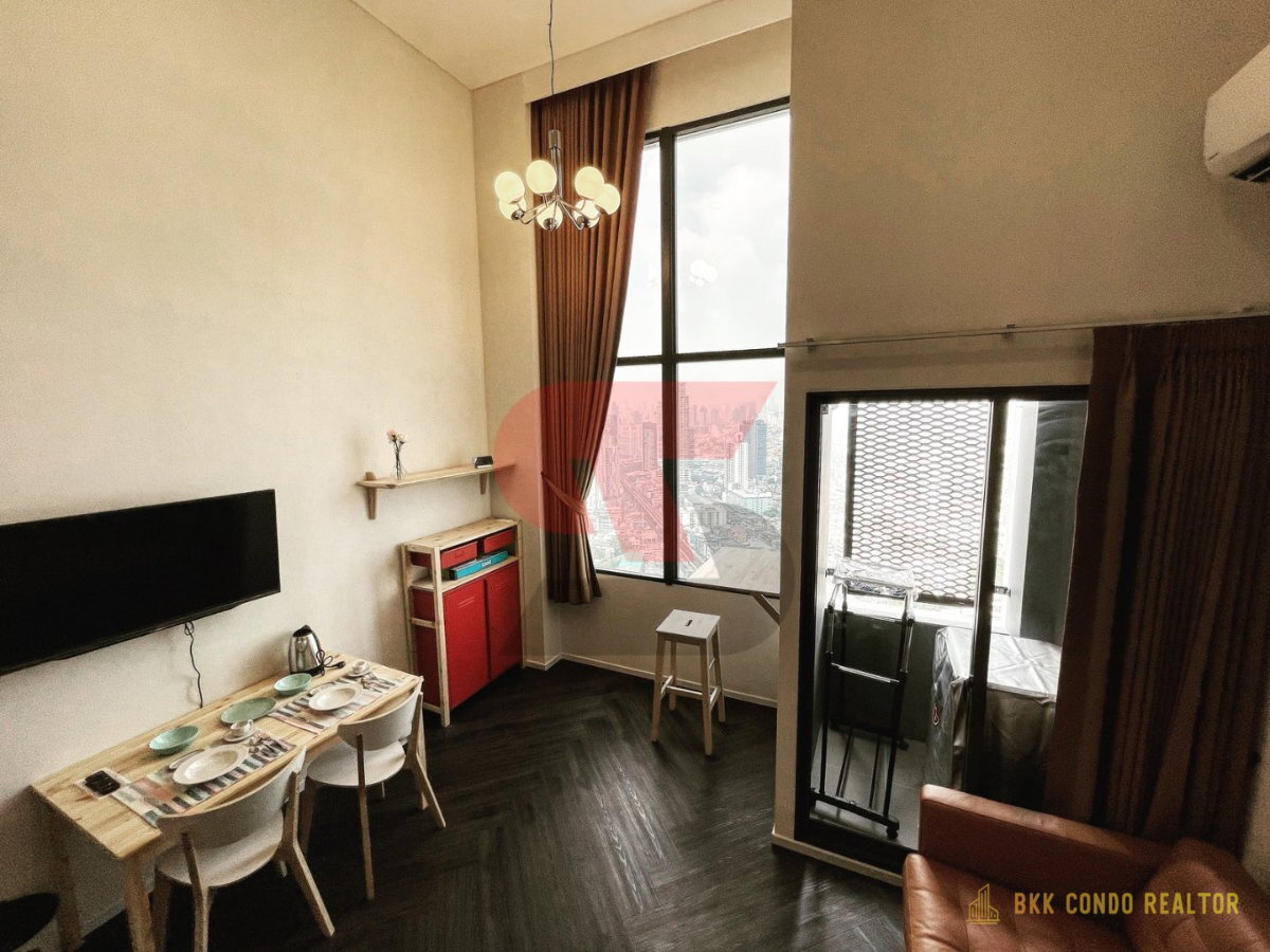 Duplex 1-Bedroom Condo for Rent at Siamese Sukhumvit 48 (43 sqm) — On Nut BTS