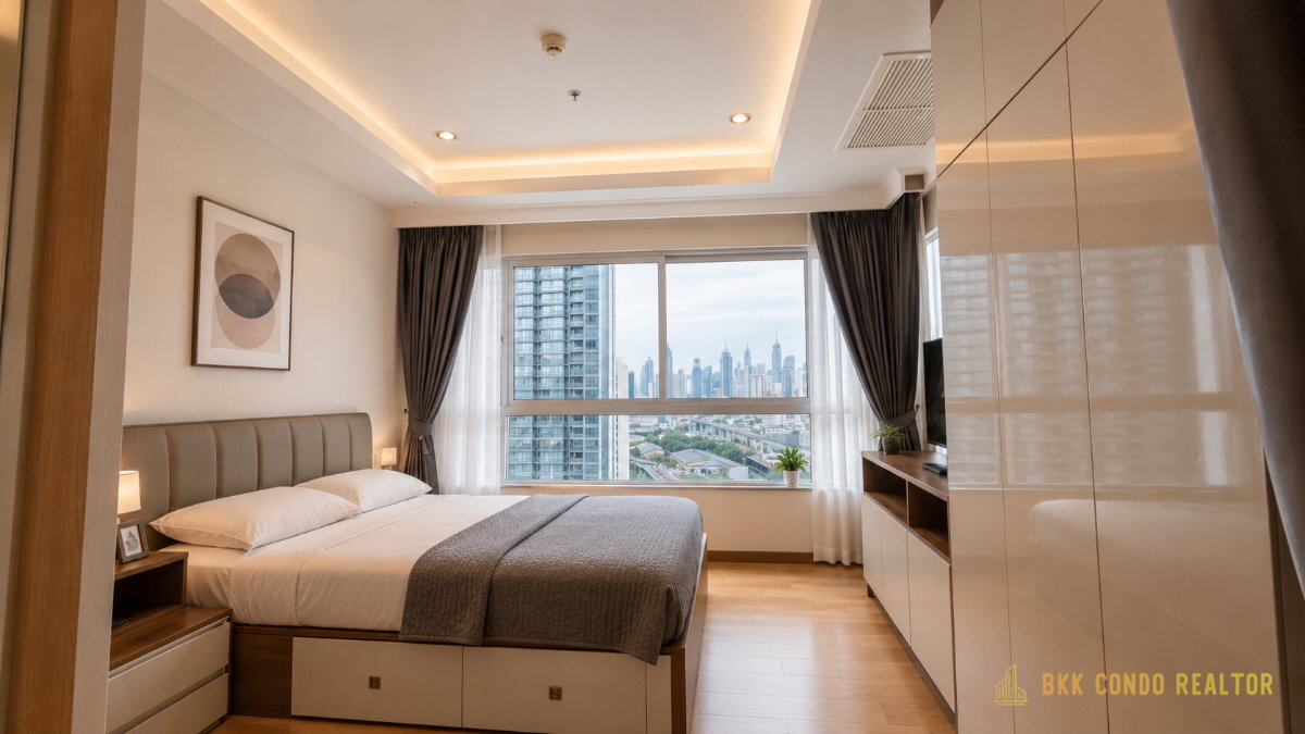 1-Bedroom Condo for Rent at The ESSE Asoke (37 sqm) — Asoke BTS