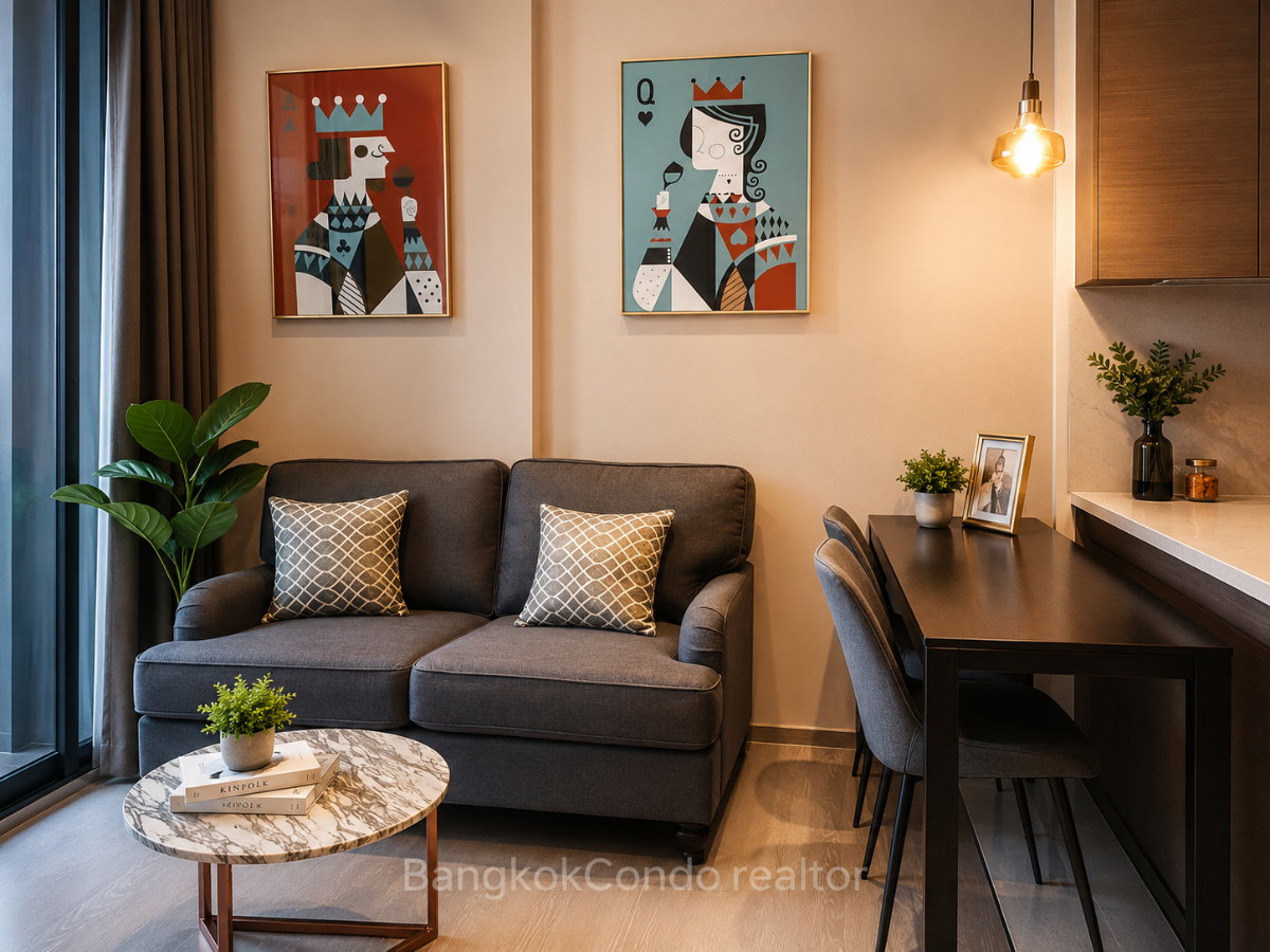1-Bedroom Condo for Rent at The ESSE Asoke (37 sqm) — Asoke BTS