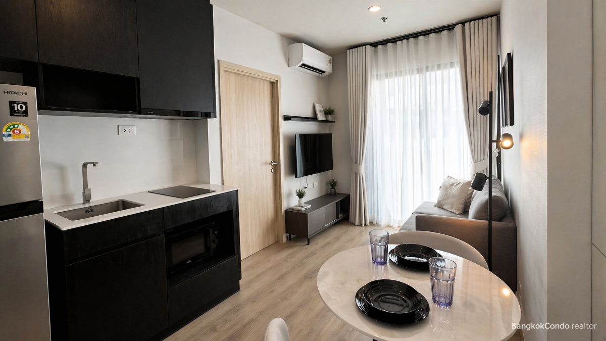 1-Bedroom Condo for Rent at Nue District R9 Rama 9 (26 sqm) — Rama 9 MRT