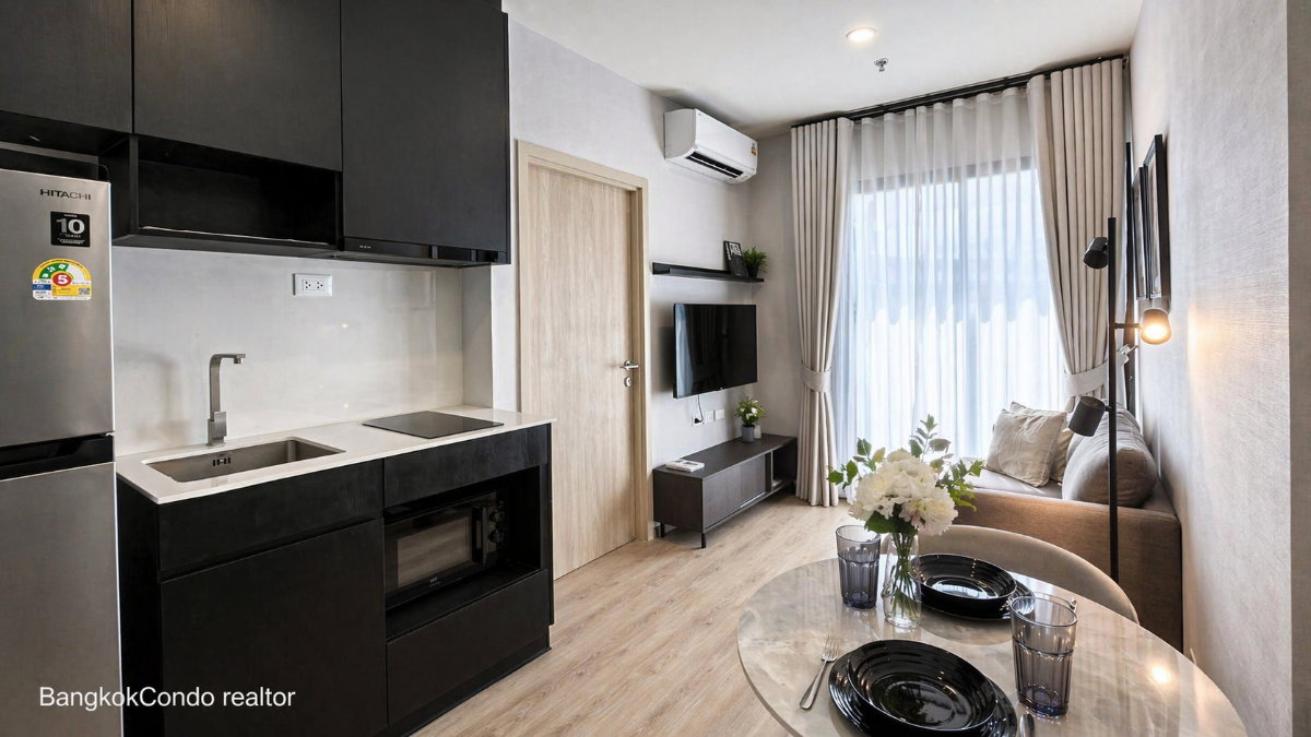 1-Bedroom Condo for Rent at Nue District R9 Rama 9 (26 sqm) — Rama 9 MRT