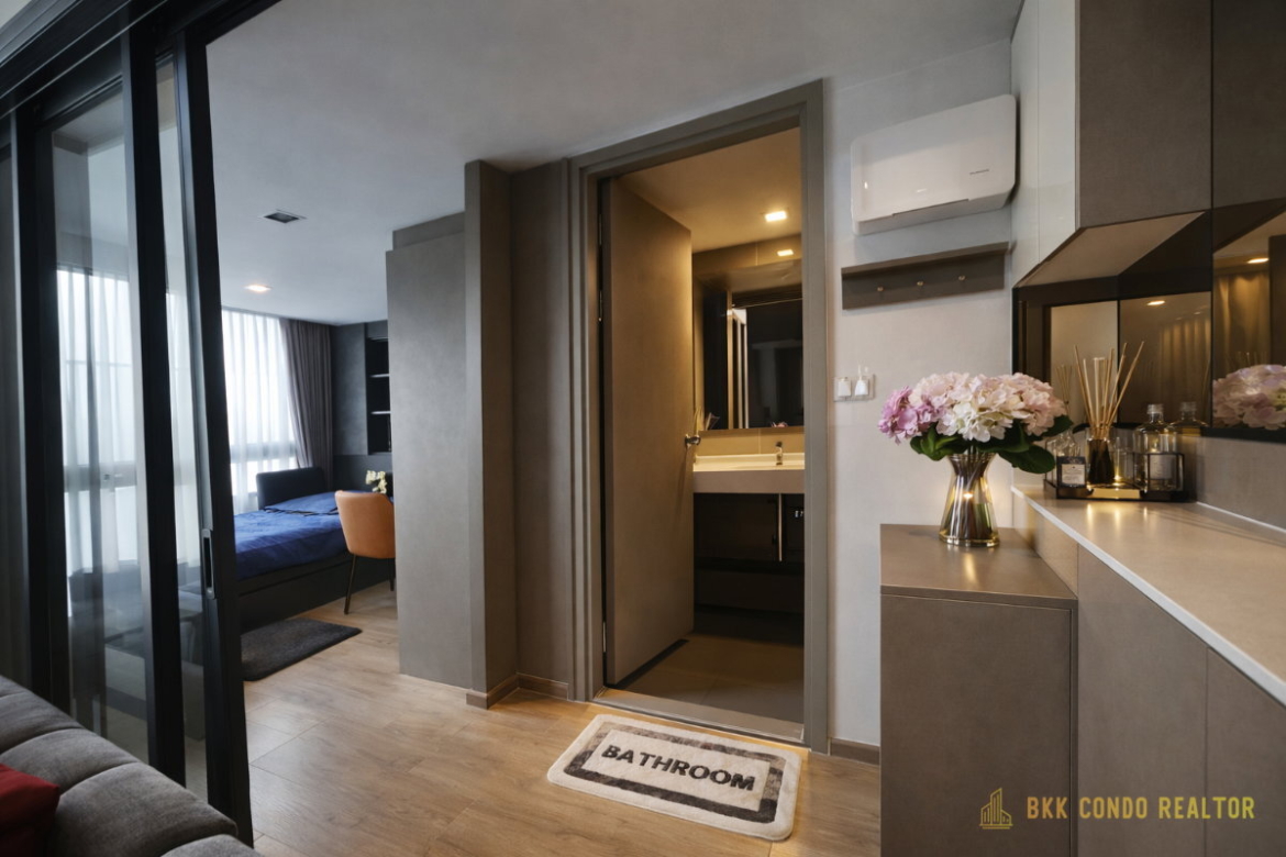 Duplex 2-Bedroom Condo for Rent at IDEO Rama 9 – Asoke (52 sqm) — Rama 9 MRT