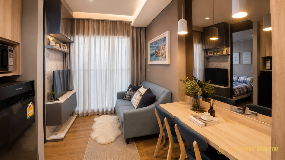 1-Bedroom Condo for Rent at The Lumpini 24 (26 sqm) — Phrom Phong BTS