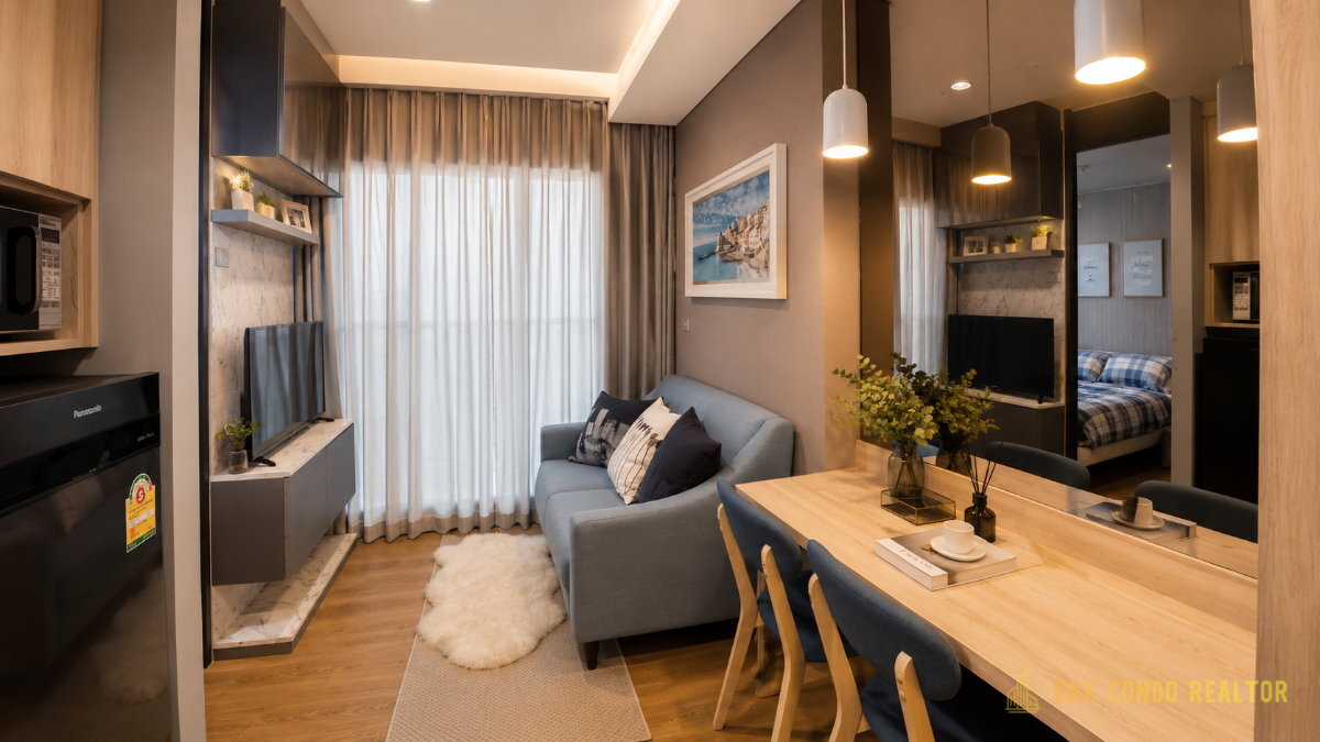 a09955-03 1-Bedroom Condo for Rent at The Lumpini 24 (26 sqm) — Phrom Phong BTS
