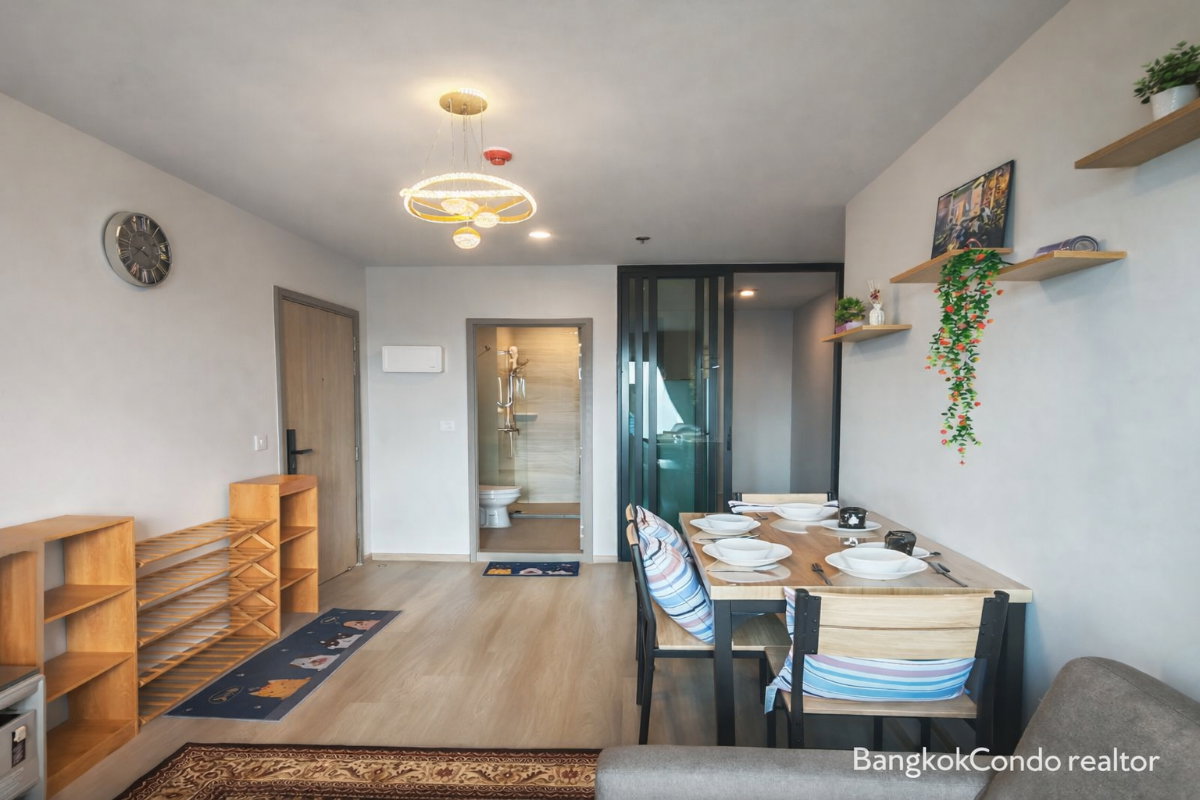 2-Bedroom Condo for Rent at Aspire Onnut Station (53 sqm) — On Nut BTS