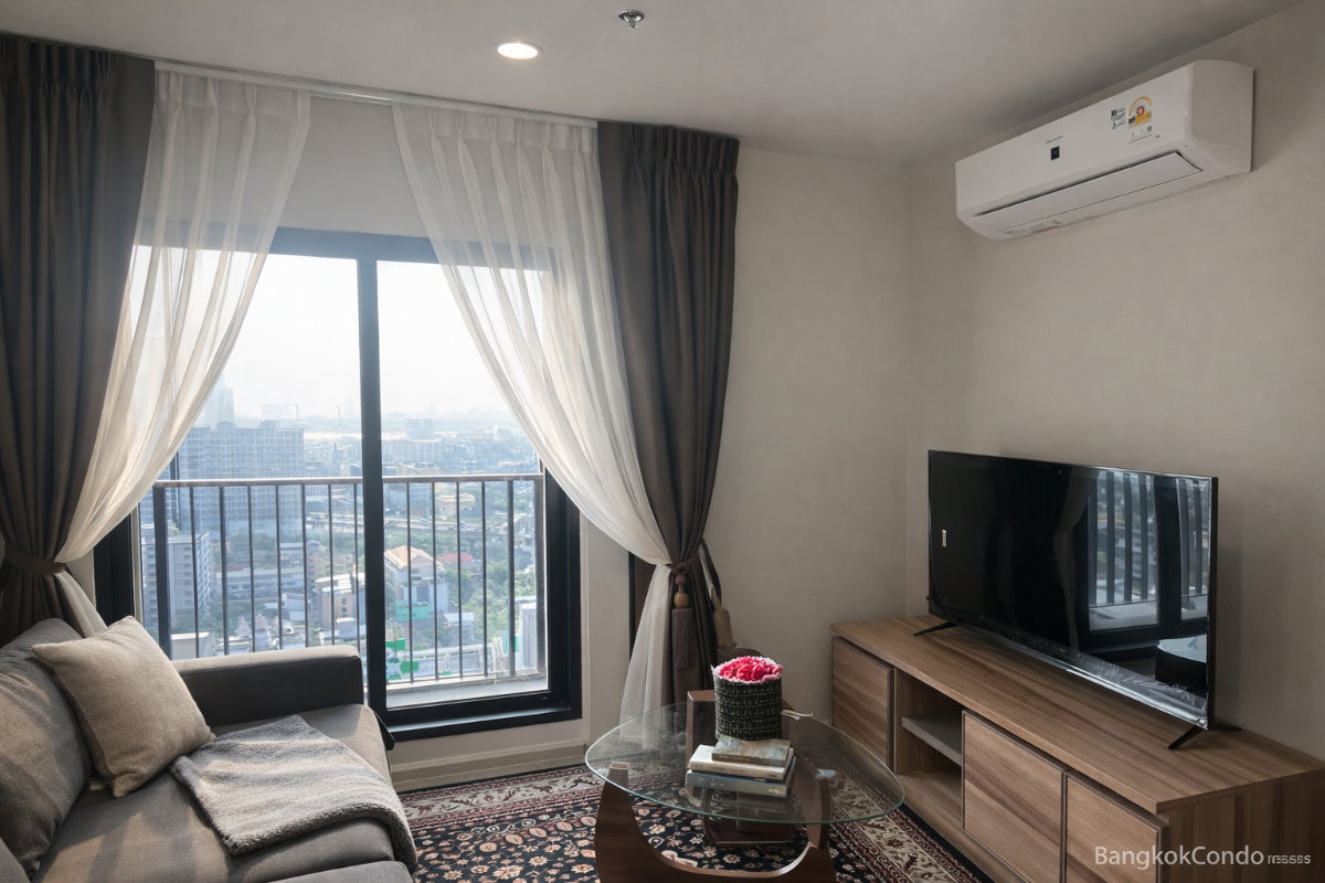 2-Bedroom Condo for Rent at Aspire Onnut Station (53 sqm) — On Nut BTS