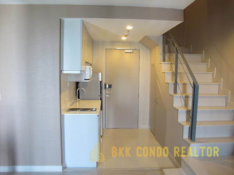 Duplex 2-Bedroom Condo for Rent at IDEO Mobi Sukhumvit 81 (62 sqm) — On Nut BTS