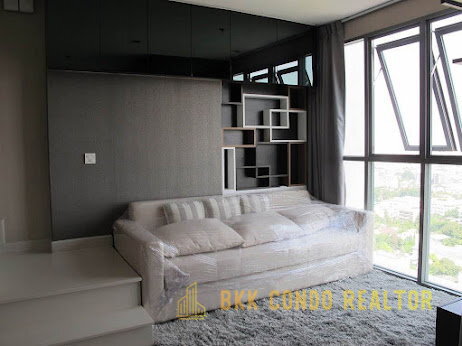 Duplex 2-Bedroom Condo for Rent at IDEO Mobi Sukhumvit 81 (62 sqm) — On Nut BTS