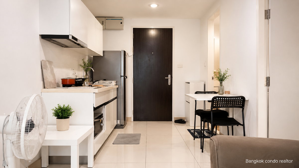 1-Bedroom Condo for Rent at The President Sukhumvit 81 (35 sqm) — On Nut BTS