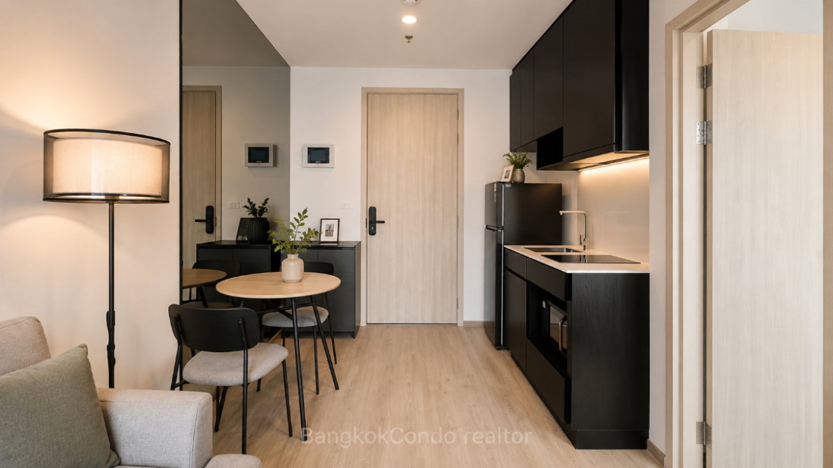 1-Bedroom Condo for Rent at Nue District R9 Rama 9 (26 sqm) — Rama 9 MRT