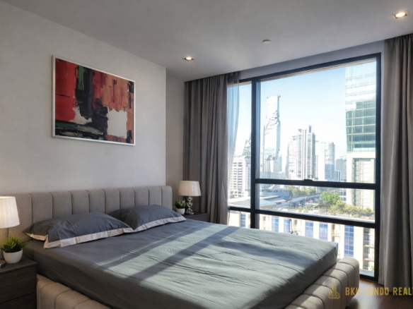1-Bedroom Condo for Rent at The Bangkok Sathon (64 sqm) — Saint Louis BTS